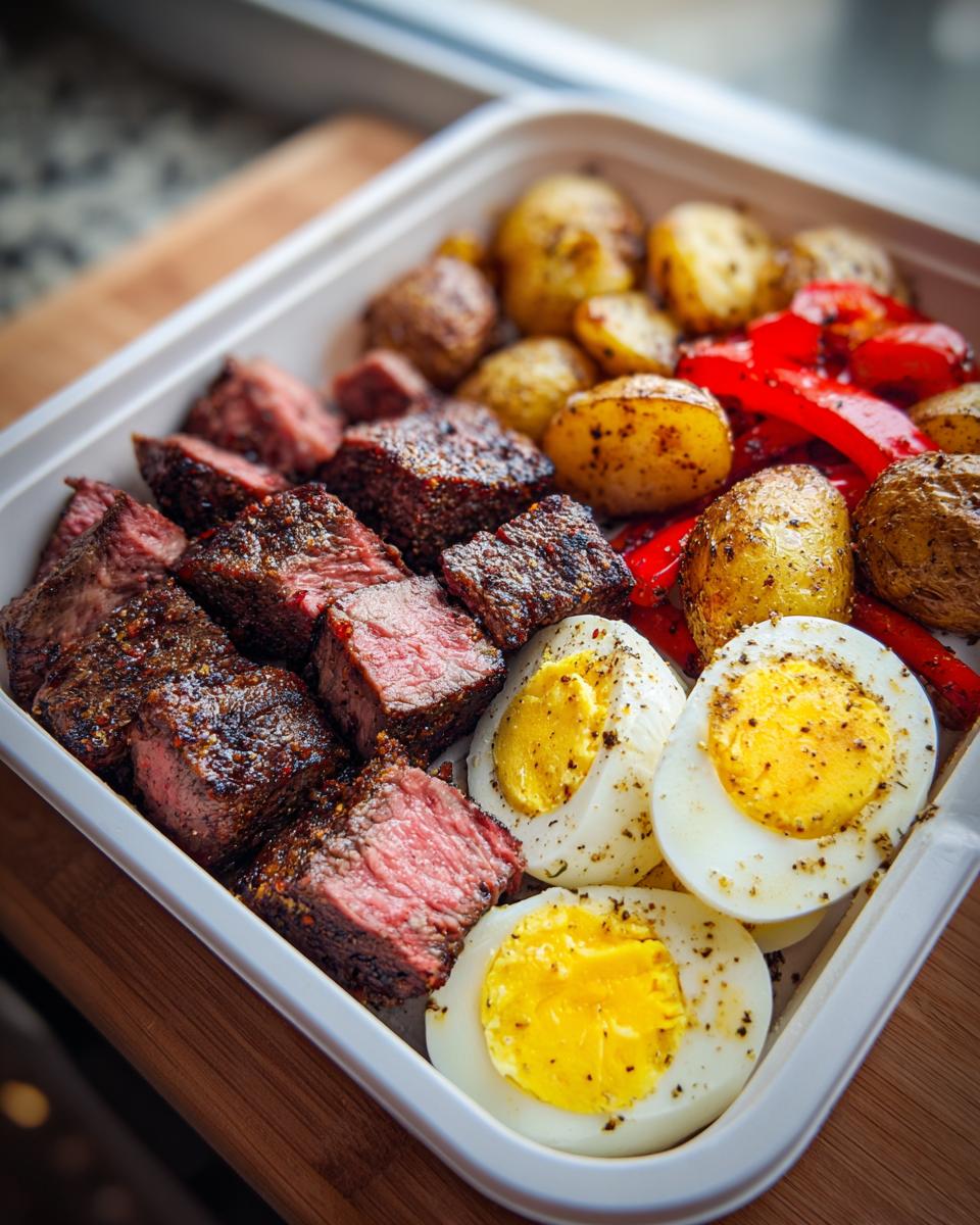 Steak & Egg Breakfast Meal Prep Boxes - detail 2
