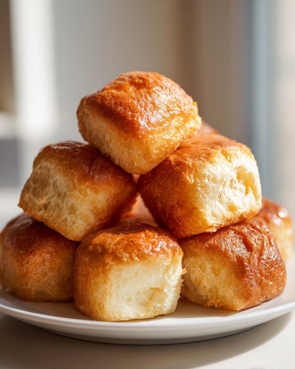 Sweet Baked Dough Cubes - detail 3