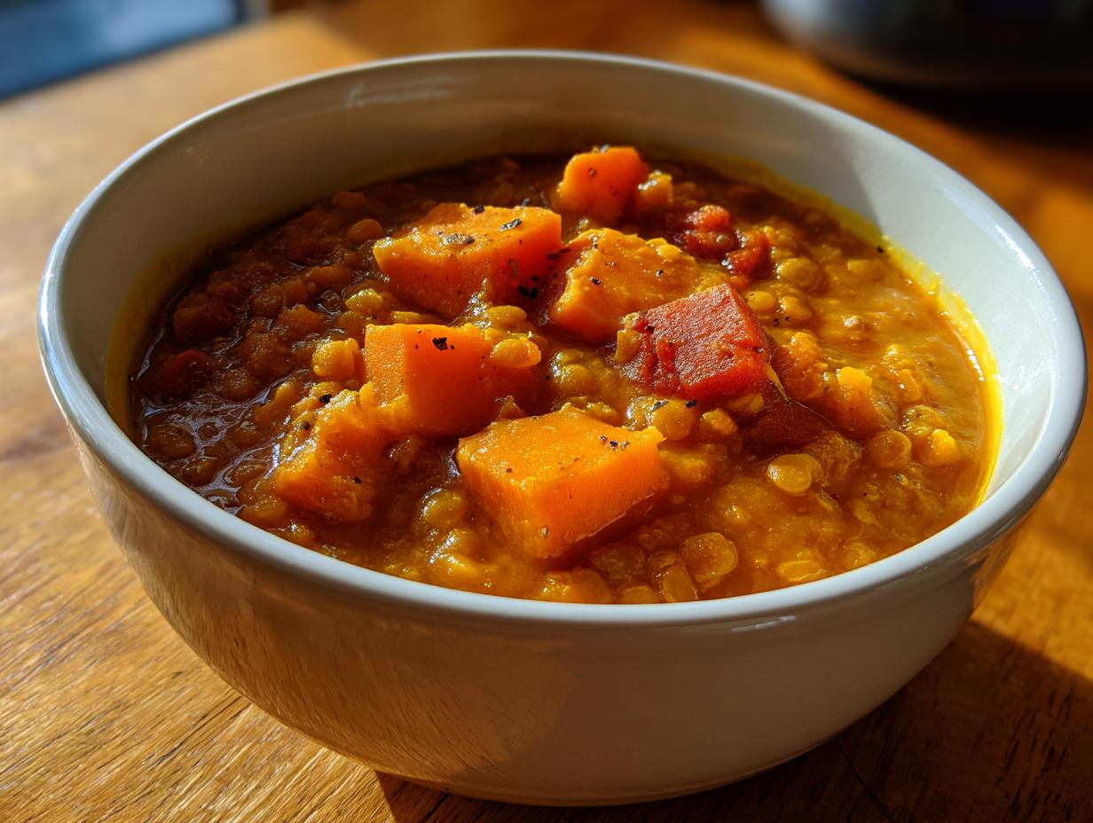 Sweet Potato and Lentil Stew