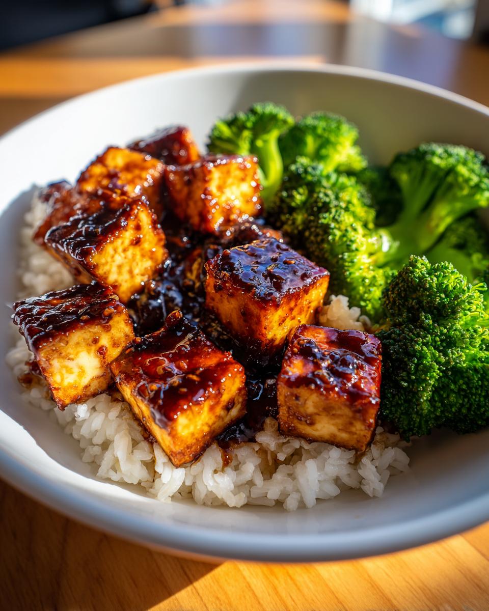 Teriyaki Tofu Bowl - detail 1