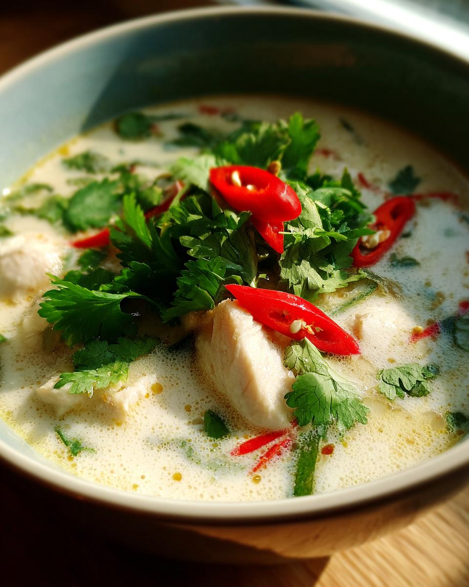 Thai Coconut Chicken Soup - detail 1