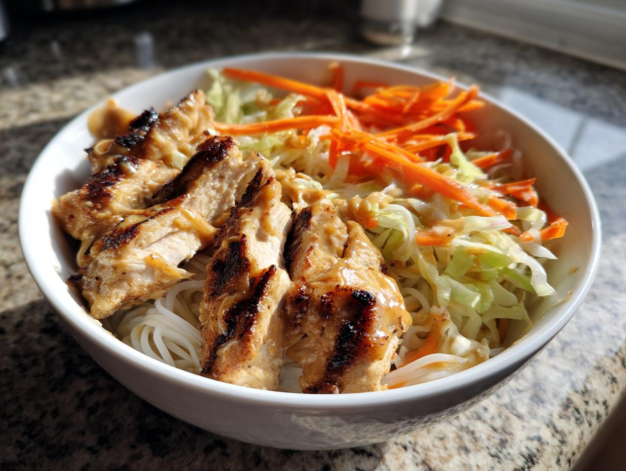 Thai Peanut Chicken Bowl