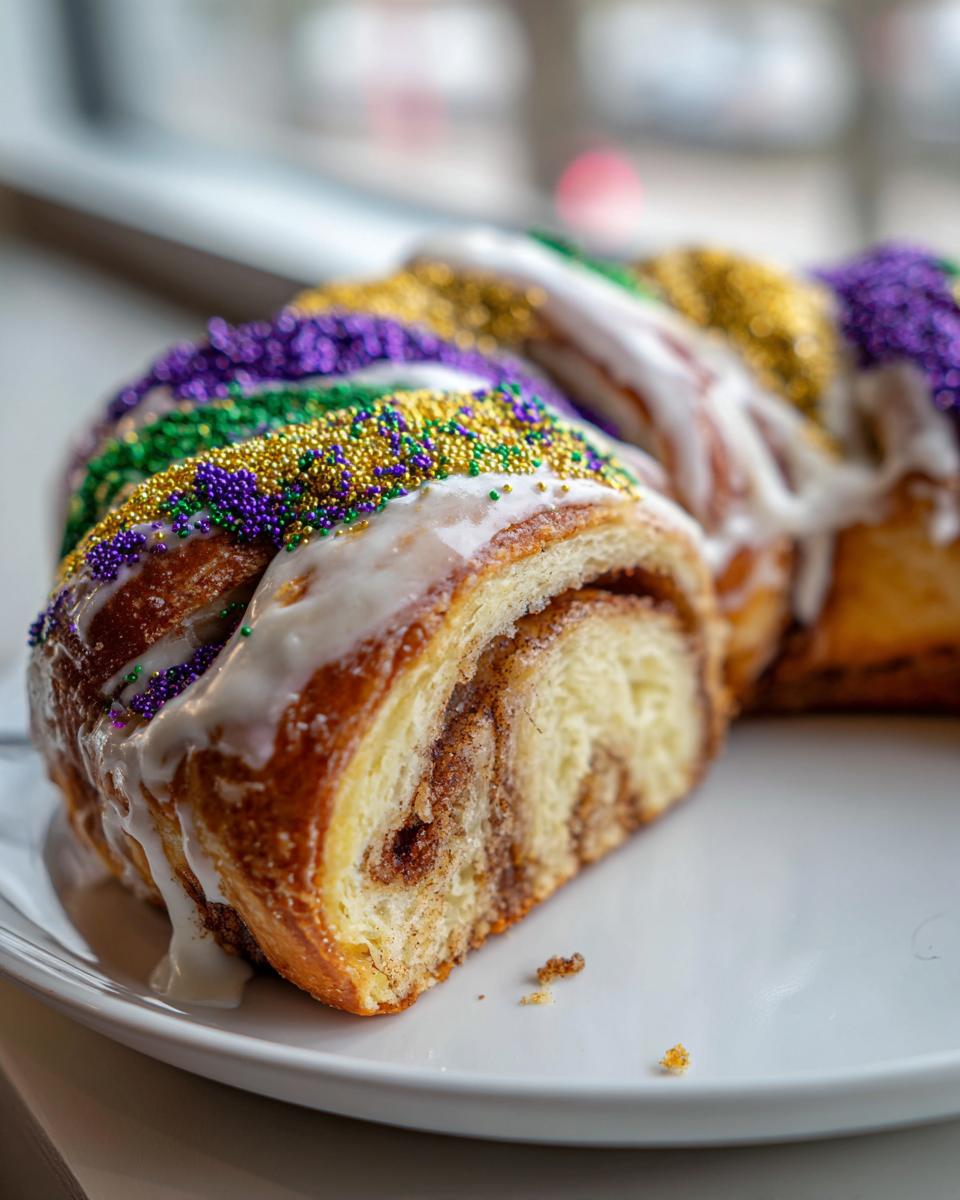 Traditional King Cake - detail 1