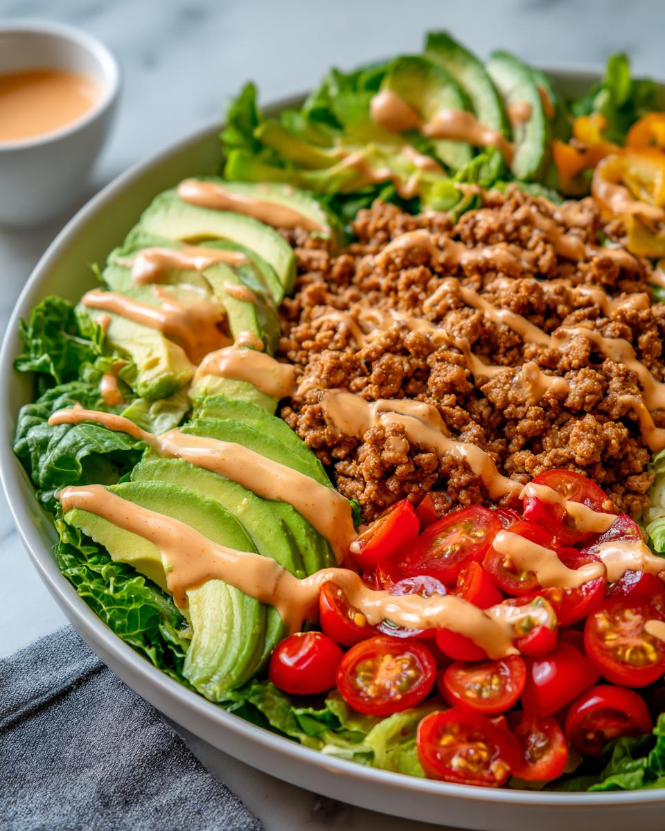 Turkey Taco Salad Protein Bowl - detail 2