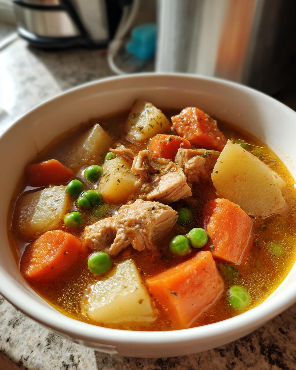 Turkey and Vegetable Stew - detail 2