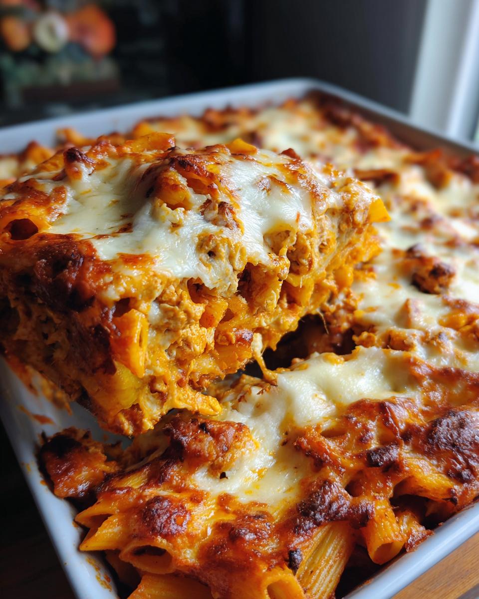 chicken pasta bake - detail 1