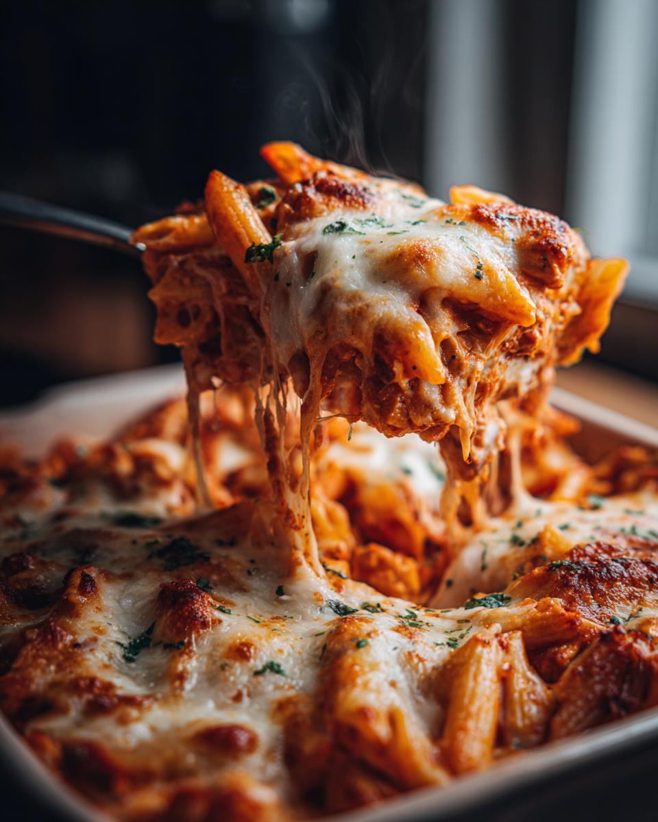 chicken pasta bake - detail 2