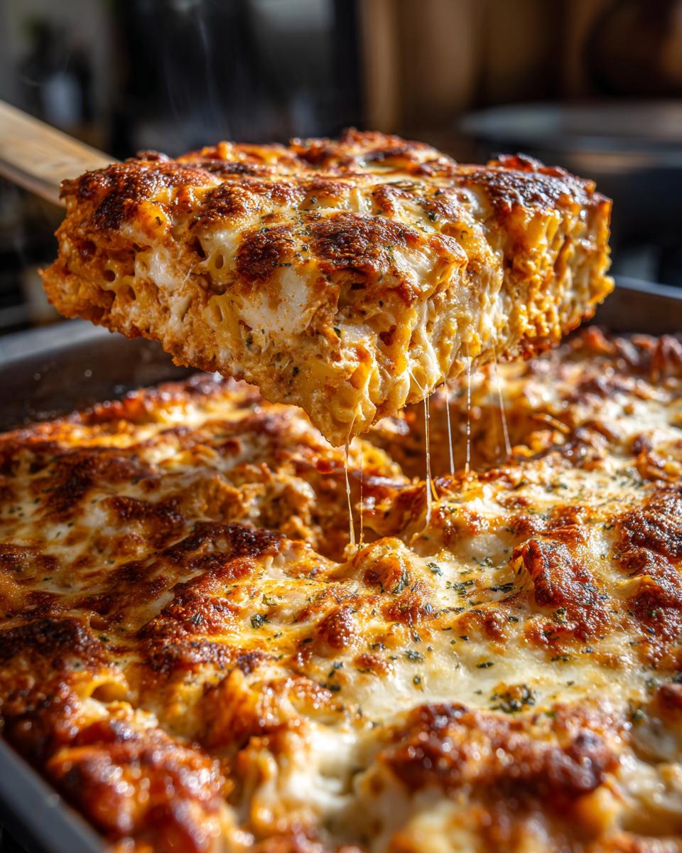 chicken pasta bake - detail 3