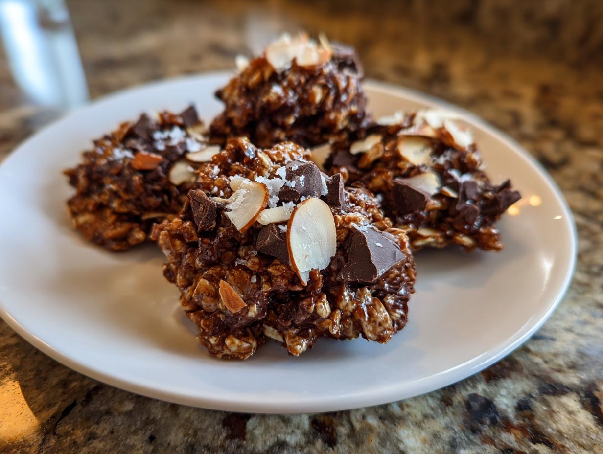 chocolate coconut almond crisps