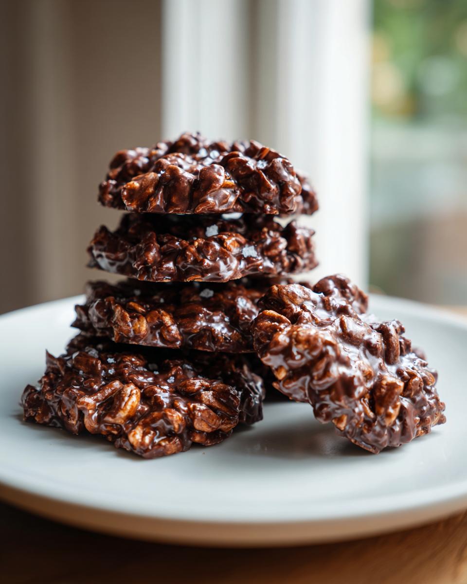 chocolate oat walnut crisps - detail 1