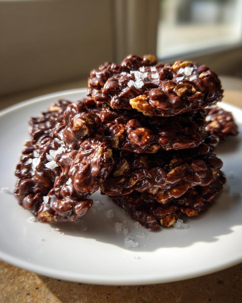 chocolate oat walnut crisps - detail 2