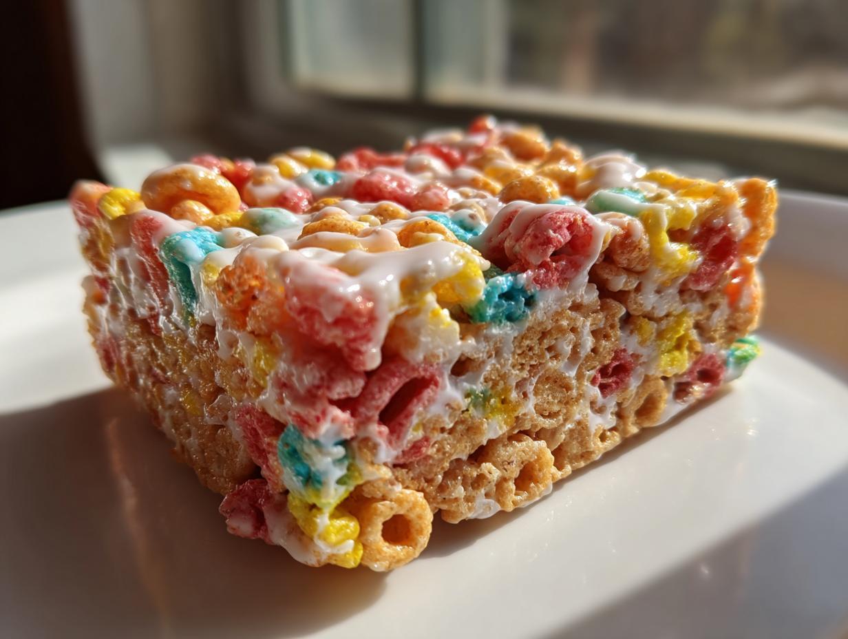 colorful cereal bars