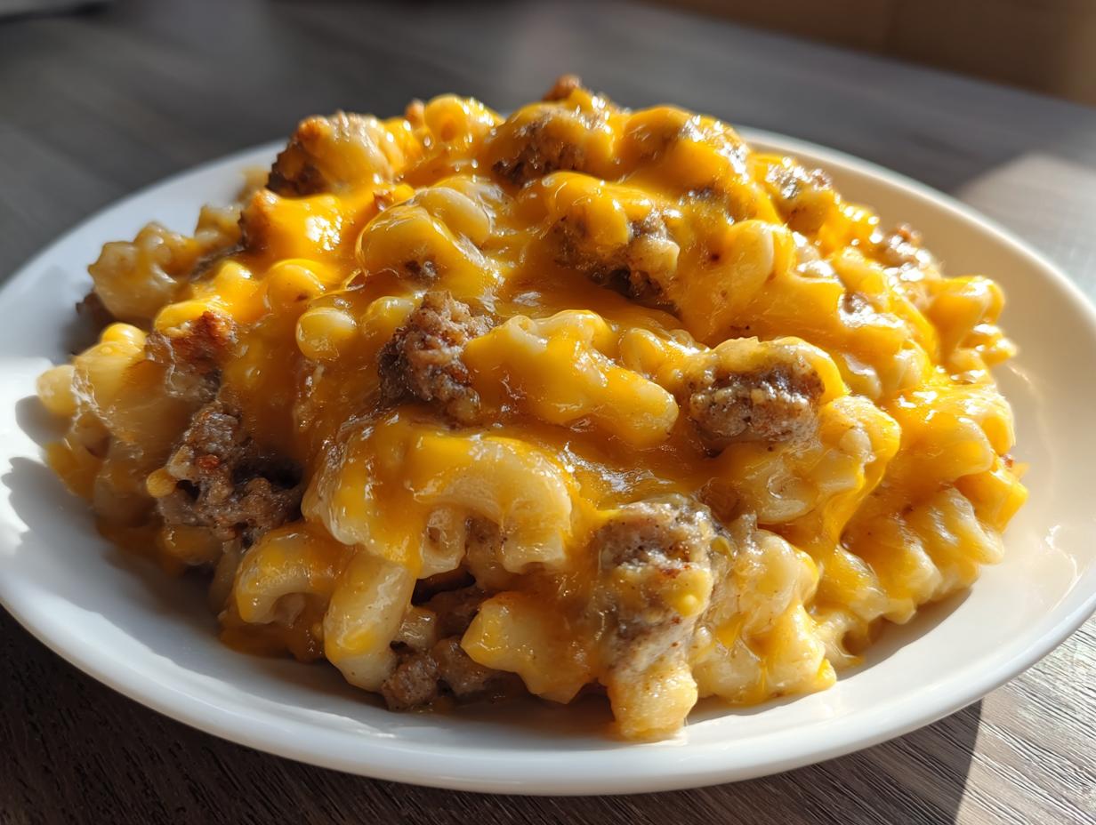 crockpot cheesy potatoes and sausage