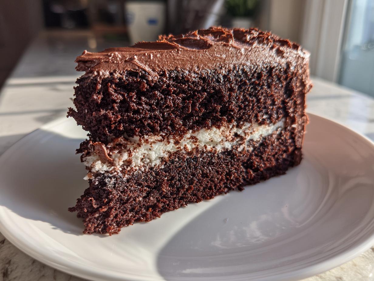 german chocolate poke cake