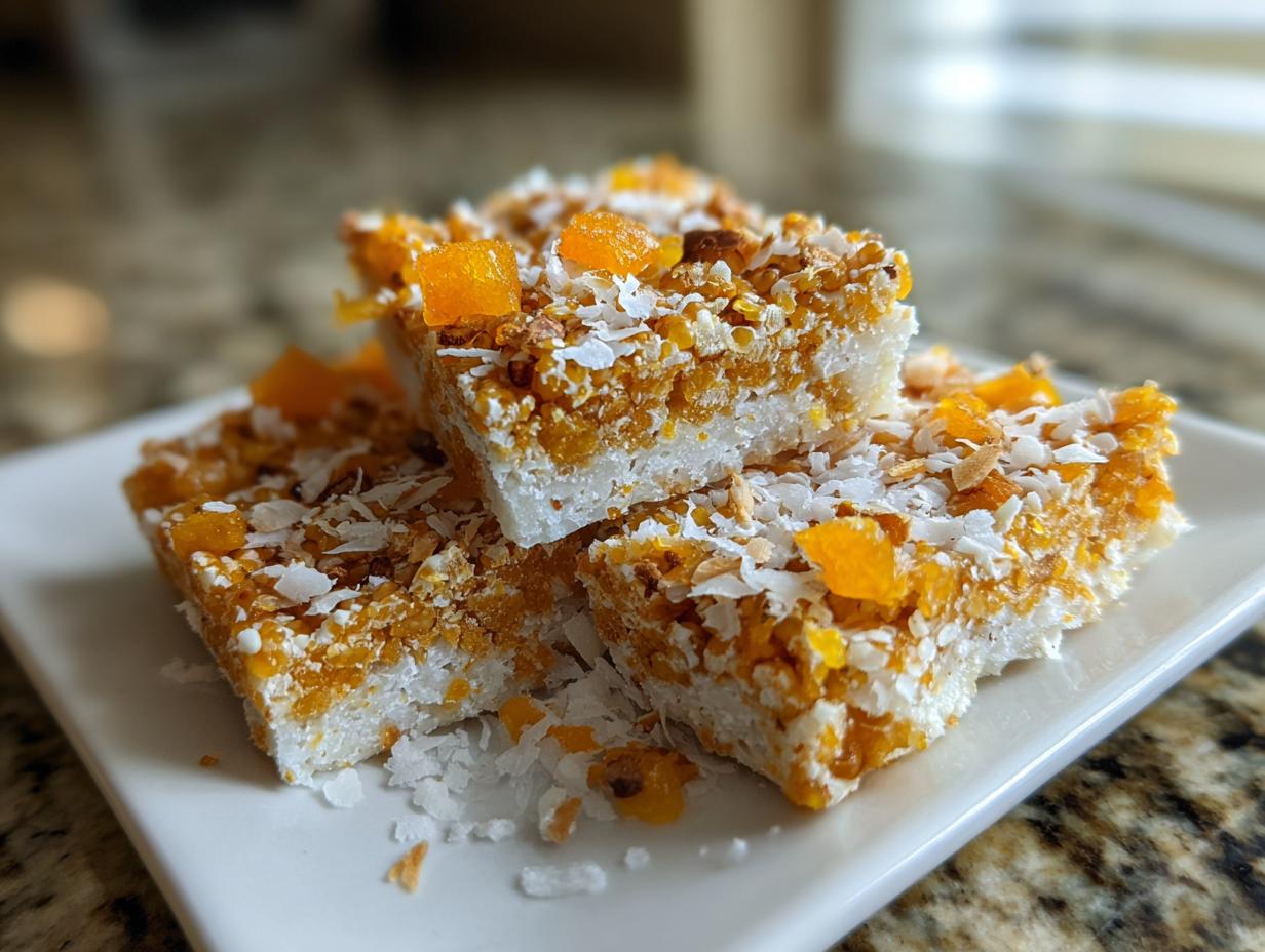 mango coconut white chocolate crisps - detail 2