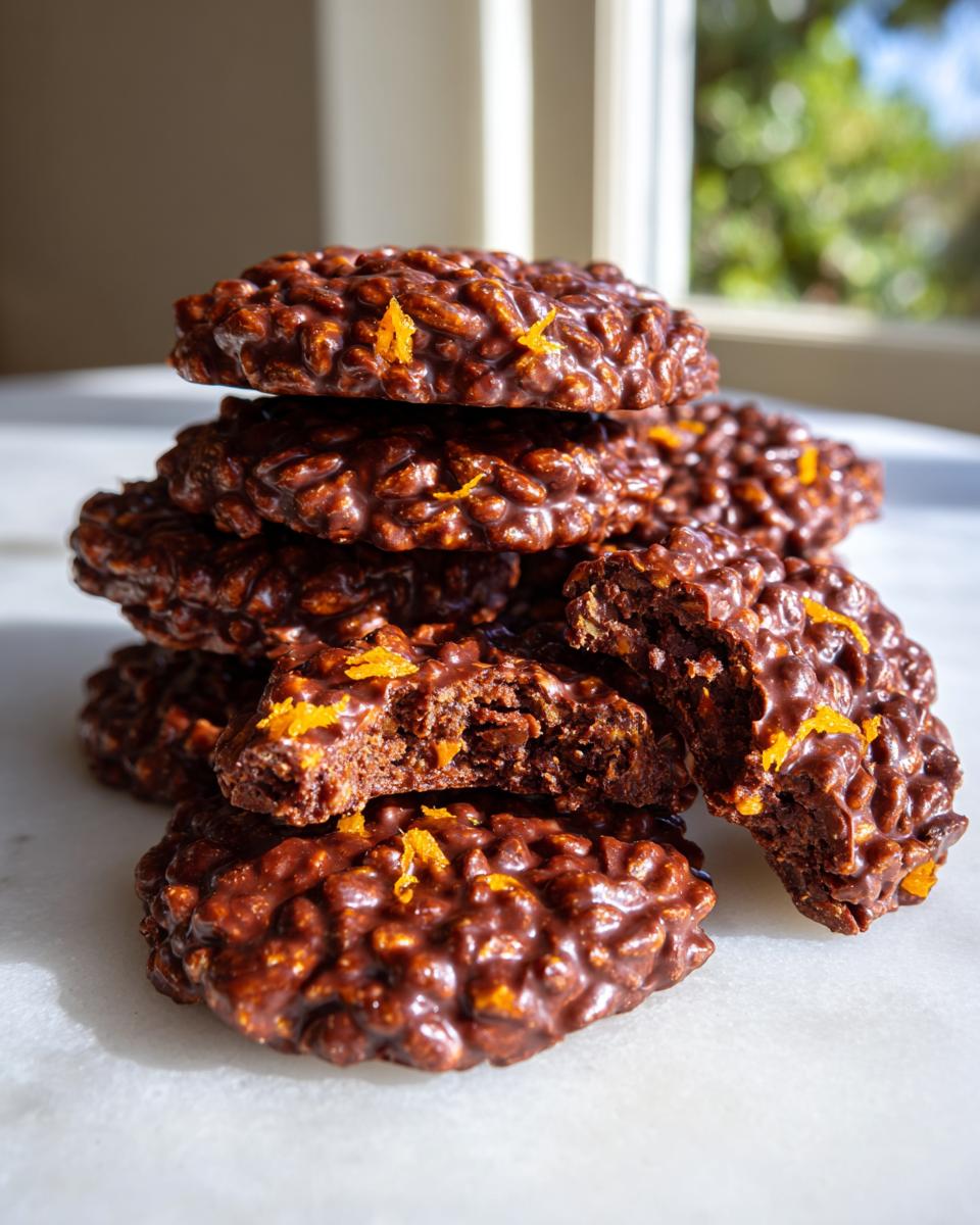 orange coconut chocolate crisps - detail 2