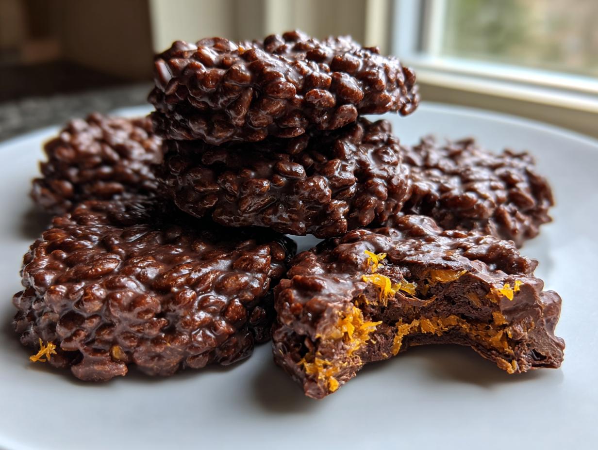 orange coconut chocolate crisps