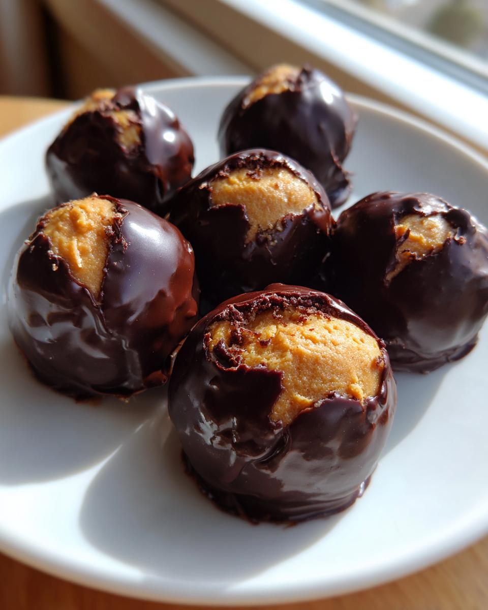 peanut butter balls - detail 1