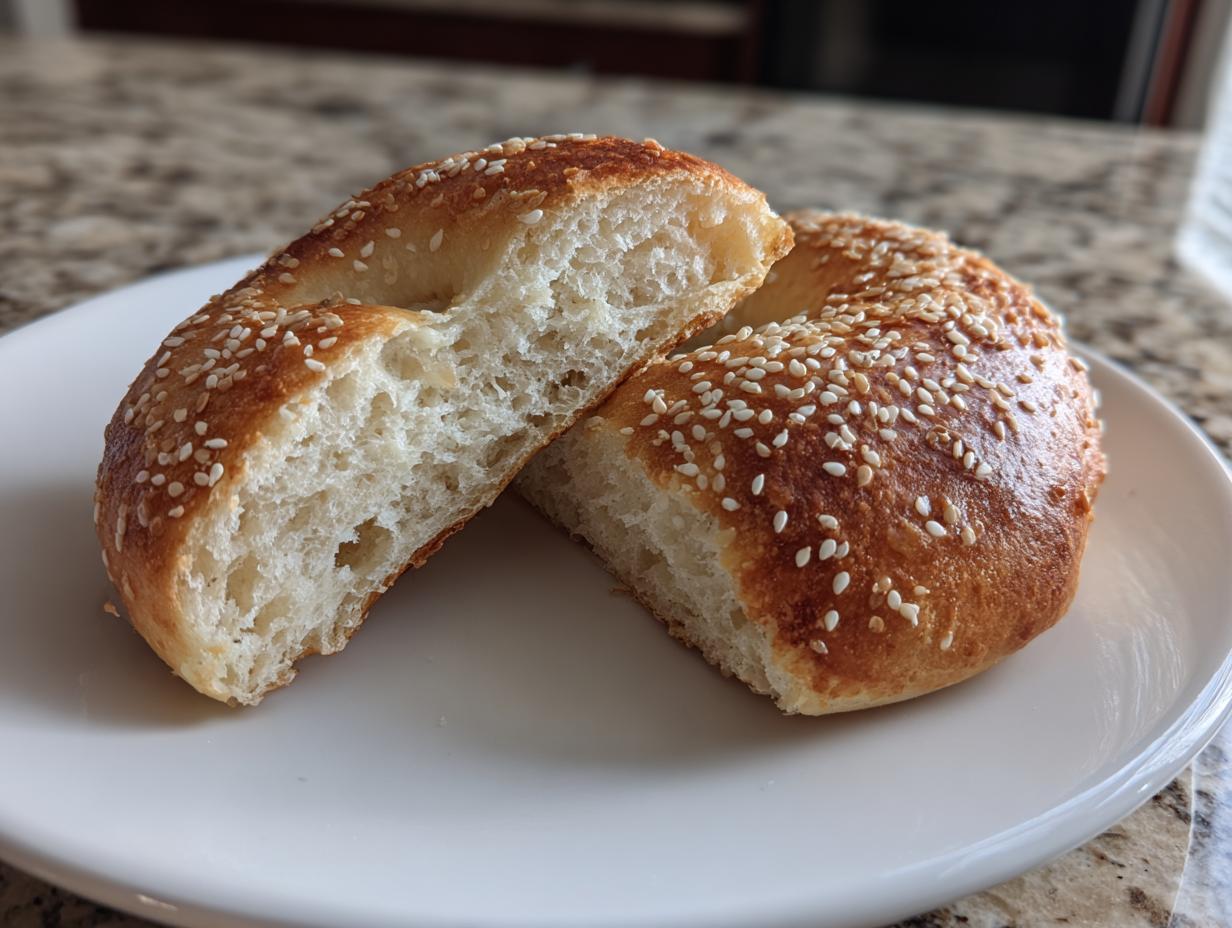 sourdough bagels
